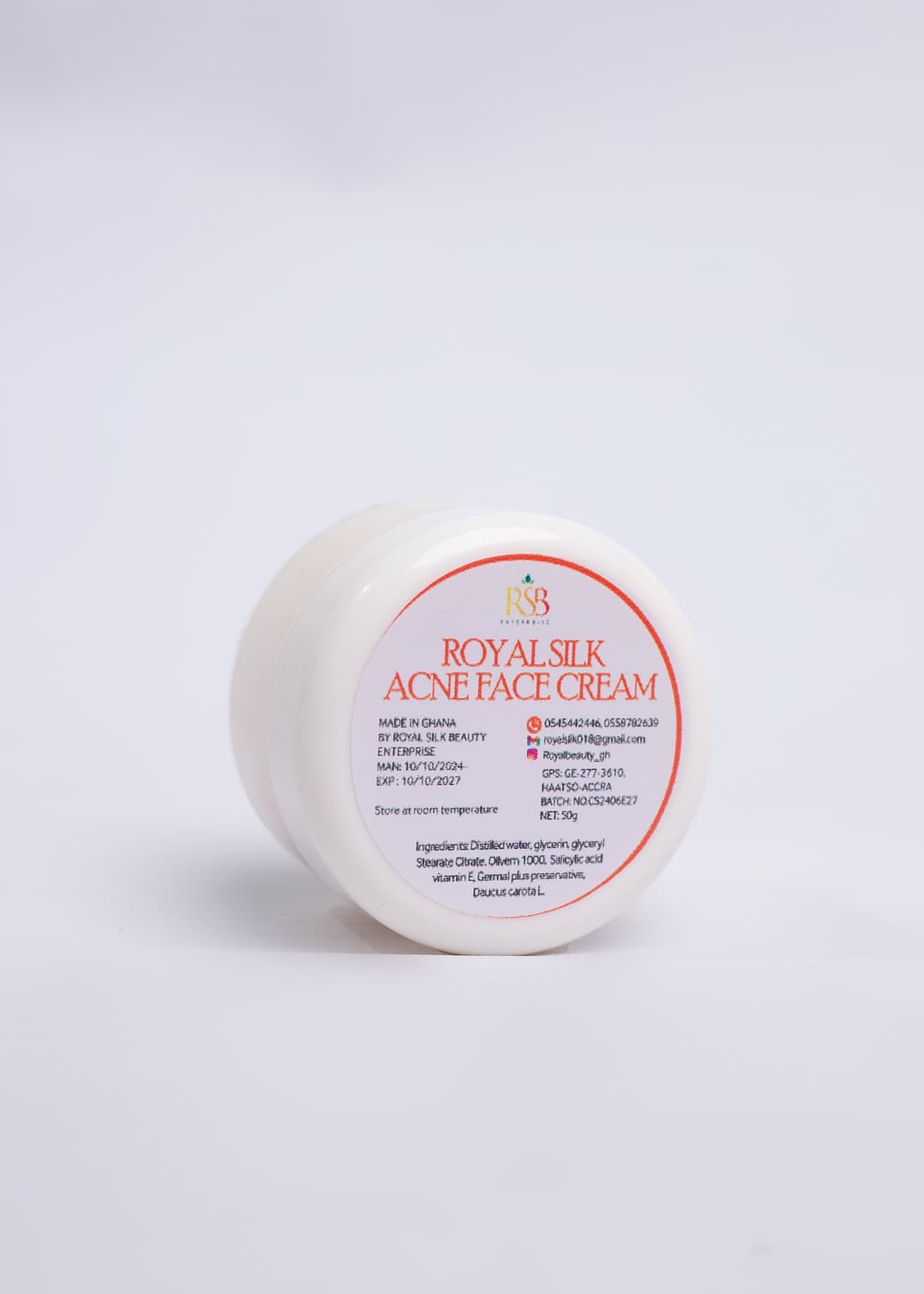 Royal Silk Acne Face Cream